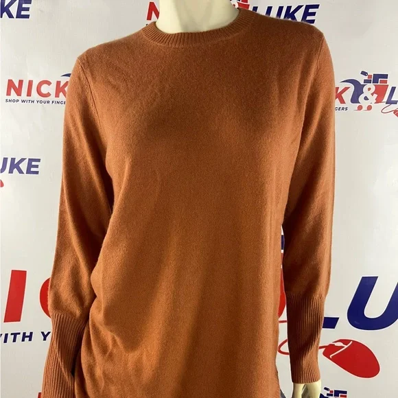 Luxurious Naadam Soft Collection Cinnamon Crewneck - Picture 1 of 5